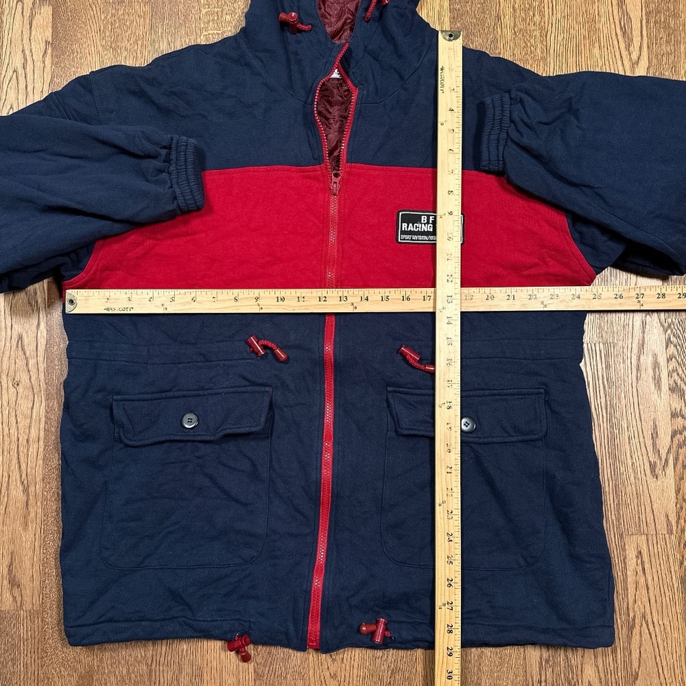 Vintage 90s Benetton F1 Formula 1 Racing Team Cotton Quilted Jacket Mens OS - Picture 6 of 10